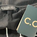 C.O.Z.Y Black Long Sleeve Wine Glasses Graphics T Shirt Women’s Size XL Photo 4