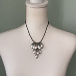 Ralph Lauren Lauren  Silver Teardrop Statement Necklace Photo 0