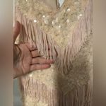 Gianni Bini  Beige Sequin Dress Photo 2