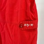 Vintage Southern Expressions small tank dress embroidered floral red cotton Photo 4