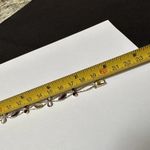 Women’s Dainty Gold Tone Purple Rhinestone Tennis Bracelet 7 3/4 Inch Silver Photo 6