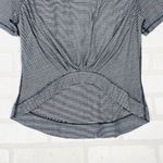 Lululemon  Athletica Striped Short Sleeve‎ Top with Pocket Size 6 Photo 5