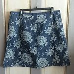 Gap  Floral Denim Skirt Photo 0