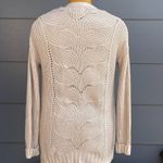 Pink republic Cream duster knit cardigan  Sz small Photo 2