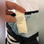 Nike  Black and White Striped One-Piece Swimsuit Photo 5