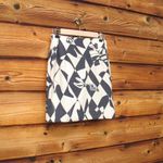 Salvatore Ferragamo Vintage Gray Cream Wool Skirt Photo 1