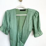 HOUSE OF HARLOW 1960 X REVOLVE Aja Green Wrap Mini Dress Size M Photo 7