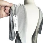 Alice + Olivia NWT  Women’s Delora Silver Metallic Ruched Mini Dress Photo 9