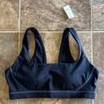 Aerie Goals Sweat Sports Bra Black Size Medium Photo 0
