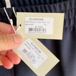 Maje NWT blue slim joggers w/ black contrast piping and chrome buttons Sz 38 Photo 1