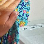 Boutique Short Sleeve Boho Floral Mixed Print Maxi Wrap Dress Boho Blue Small Ru Photo 8