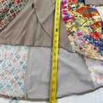 Parsley Sage 1X Patchwork Kimono Style Cardigan Tunic Top Earth Tones Floral Tan Photo 4