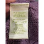 Sigrid Olsen  Lavender Knit Cardigan with Diamond‎ Pattern B-23 Photo 7