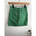 Reformation  Jeans Cowboy High Rise Mini Skirt 23 layered boho festival staple Photo 3