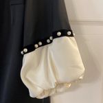 Coco Bianco  Blouse size S length 24” bust 34” color black and white (P6) Photo 2