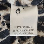 JODIFL Leopard Print Long Sleeve Mini Dress Size Medium Leopard Shift Dress Photo 6