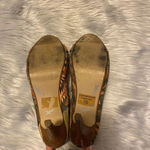 Shiekh  Tan & Tropical Pattern Heels Photo 11