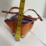 Jennifer Lopez  Heels Womens 7 M Casey Slingback Platform Wedge Multicolor Photo 7