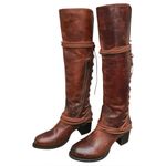 Freebird Coal Tall distressed finish leather in Brown/Cognac. SZ.9 Brown Photo 2