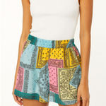 Cider  Paisley Print Multicolor‎ Shorts NWT Medium Photo 0