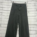 American Eagle  Baggy Wide Leg Black Pants Super High Rise Women’s 000 Retro Y2K Photo 5