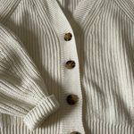 A New Day Cream Button Down Cardigan Photo 1