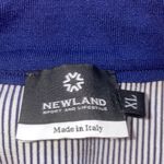 Newland 1/4 Zip Ski Sweater Womens XL Made in Italy blue White Red Photo 3