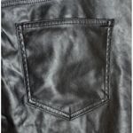 Gap  Women's Black Vintage Slim High Rise Faux Leather Pants Plus Size 35 20 MINT Photo 5