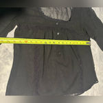 Love Squared  Black Lace Detail Blouse Photo 4