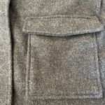 Banana Republic women's Melton Pocket Short Jacket Dark Charcoal M Petite Photo 9