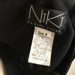 Niki By Niki Livas Black Tiered Halter High Low Ruffle Prom Dress Size 4 Photo 3