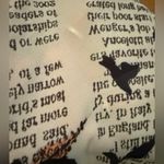 NWOT London Newspaper Print Blouse size L Size L Photo 8