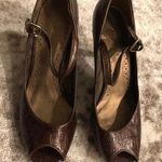 Predictions Women’s brown snakeskin patterned heels Photo 0