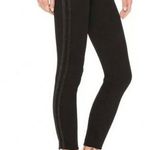 MOTHER High Waisted Looker Jeans Women’s Size 24 Guilty Party Skinny Ankle Fray Black Photo 1