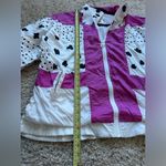 VINTAGE 80s 90s Rafael Womens Track Jacket Large Zip Cotton Blend Pocket Retro Photo 3