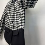 Talbots  Houndstooth Blazer Tweed Black White‎ Size 6 Petite Photo 7