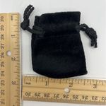 Small Black Velvet Drawstring Pouch For Jewelry Dice & Trinkets A564 Photo 2