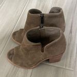 Vince Camuto Suede Kathleen open toe heel booties Photo 2
