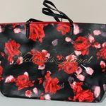 Victoria's Secret Victoria’s Secret Black Red Pink Rose Roses Floral Tote Shoulder Bag Purse Satchel Pocketbook Handbag 🌹✨ Photo 0
