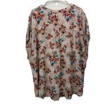Torrid  Floral Beige Challis Button Front Dolman Sleeve Top Size 3X Photo 6