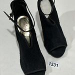 Woman’s Mix No 6 Muse 8.5 Black Open Toe High Heel Ankle Strap Close Dress Shoe Photo 0