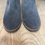 Blondo  Irving Waterproof Wedge Heeled Bootie Gray Suede Women Size 10 Photo 4