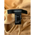 Forever 21  Bolero Top Womens Size L Brown Long Sleeve Open Back Tie Neck Waist Photo 6