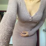 Pretty Little Thing Chenille Button Sweater Mini Dress Photo 6