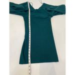 Mango Basics Green Nessa Mini Surplice Sweater Dress Stretchy EUC Sz Small Photo 11