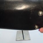 Kate Spade  Made in Italy Vintage Red Square Interior Canvas and Leather Shoulder Photo 5