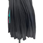 Free People Lovers Cove Embroidered Tassel Mini Dress in Black Size XS Photo 7