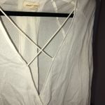 White Blouse Puffy Sleeves Photo 1