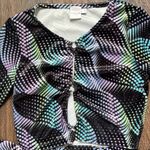 Skinny Dip London Illusion Velvet Cut Out Top Size 6 Photo 1