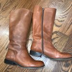 Corso Como Brown Leather Knee High Riding Boots Photo 4